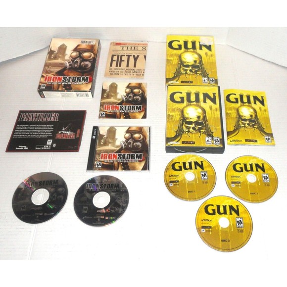 Lot of 5 PC Games - Iron Storm, Gun, WWII Sniper, Painkiller & CTU Marine - Picture 4 of 11